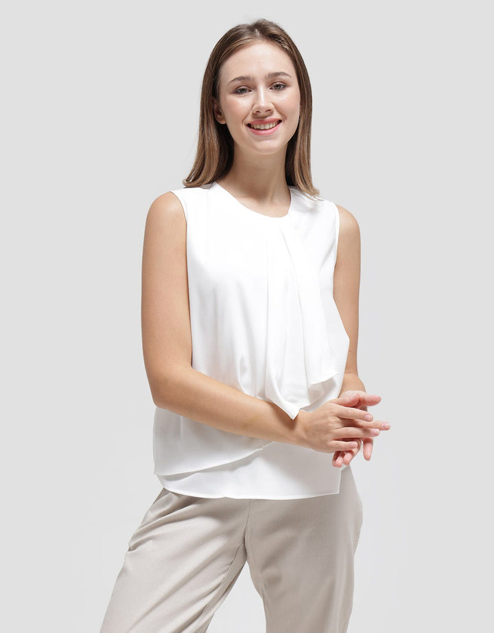 Connexion  Sleveless Shirt Top Poly