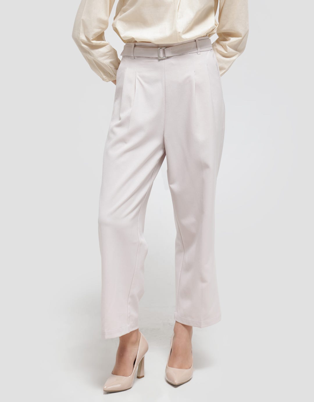 Connexion Long Pants Ruffle Waist Stretch