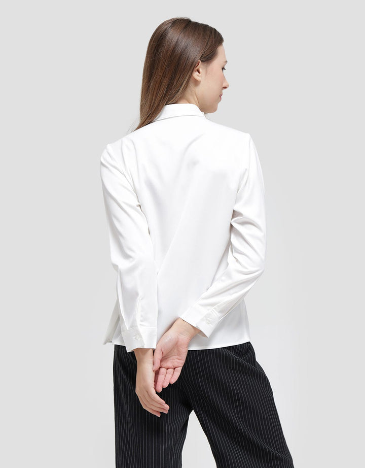 Connexion Long Sleeve Shirt Basic Fabric Soft Stretch
