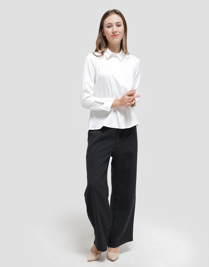 Connexion Long Sleeve Shirt Basic Fabric Soft Stretch
