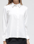 Connexion Long Sleeve Shirt Basic Fabric Soft Stretch