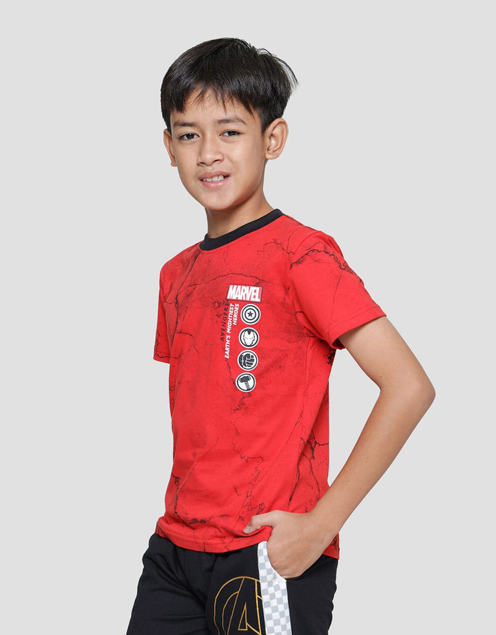Marvel Boys Avenger Lighting Short Sleeve T-Shirt