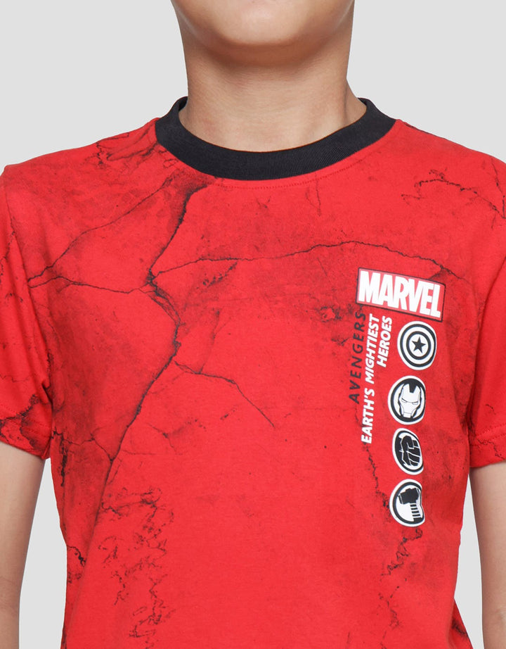 Marvel Boys Avenger Lighting Short Sleeve T-Shirt
