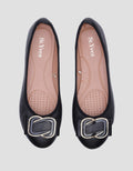 St. Yves Ballerina Brooch Sepatu Flat Wanita