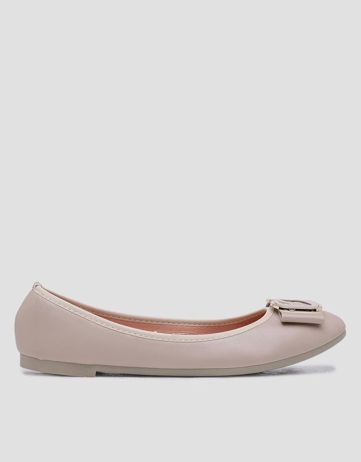 St. Yves Ballerina Brooch Sepatu Flat Wanita