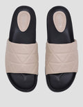 St. Yves Quilted Strap Sandal Slipper Wanita