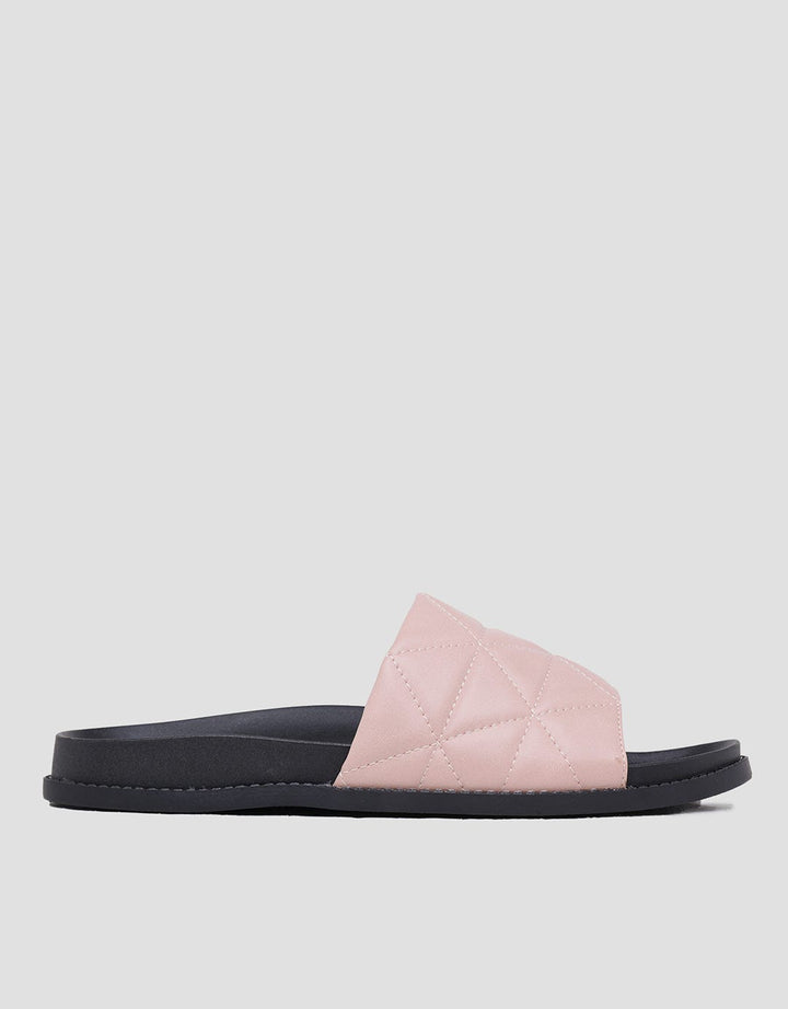 St. Yves Quilted Strap Sandal Slipper Wanita