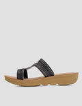 St. Yves Slipper Cross Sandal Wedges Wanita