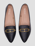 St. Yves Goldie Buckle Sepatu Flat Wanita