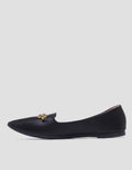 St. Yves Goldie Buckle Sepatu Flat Wanita
