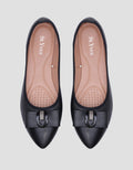 St. Yves Broch Ribbon Sepatu Flat Wanita