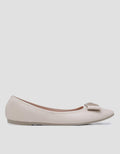 St. Yves Broch Ribbon Sepatu Flat Wanita