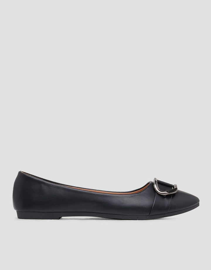 St. Yves Pointed Sepatu Ballerina Wanita