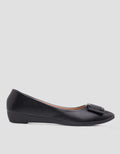 St. Yves Pointy Ballerina Flat Shoes Wanita