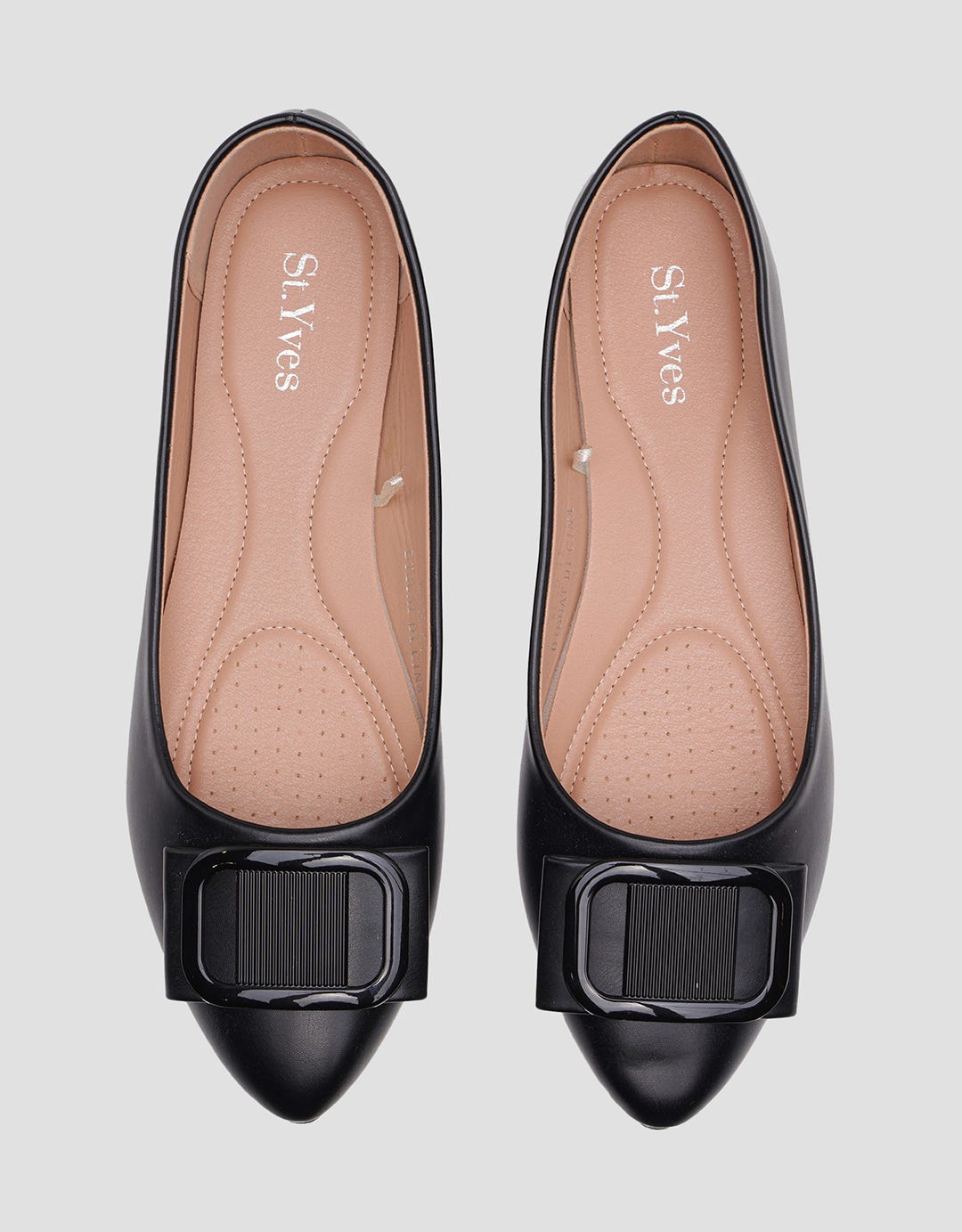 St. Yves Pointy Ballerina Flat Shoes Wanita