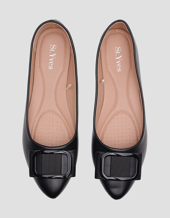 St. Yves Pointy Ballerina Flat Shoes Wanita
