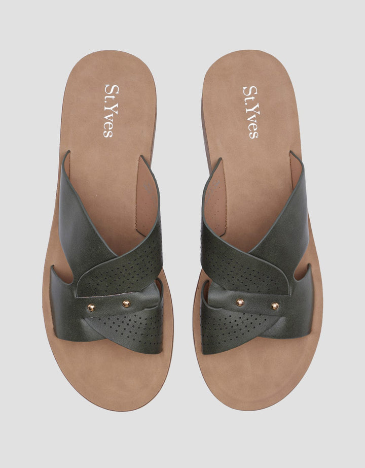 St. Yves Wq51 Lasser Cut Women's Slipper Sandals