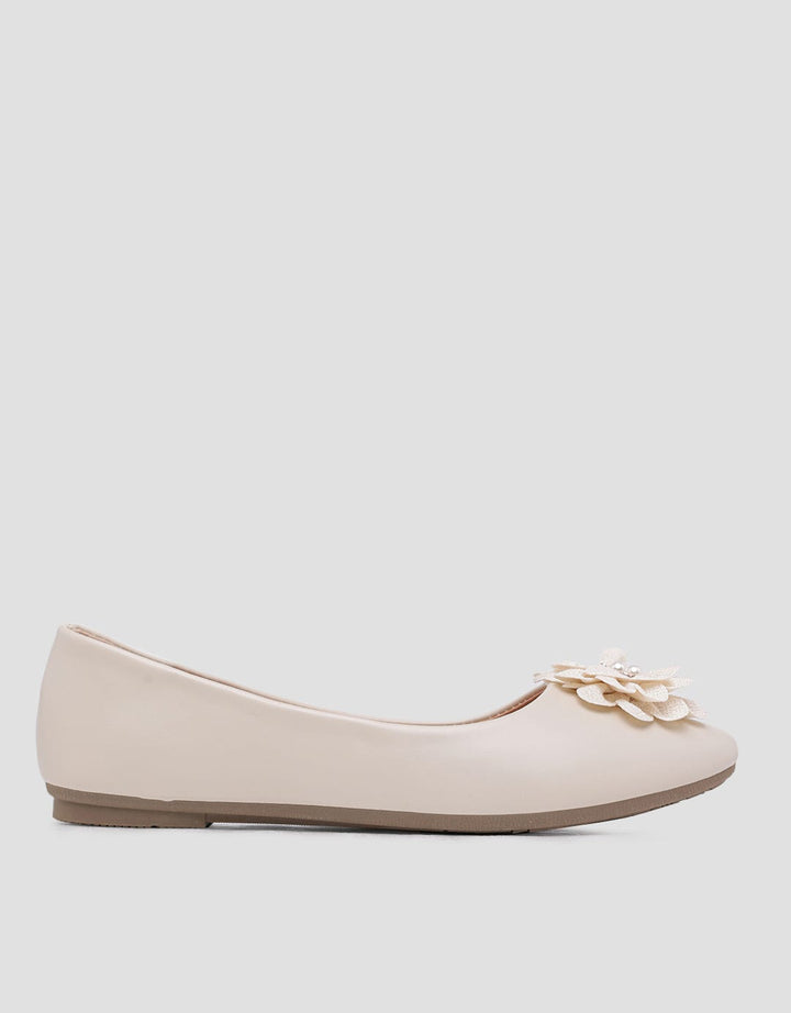 St. Yves Flower Sign Sepatu Flat Wanita