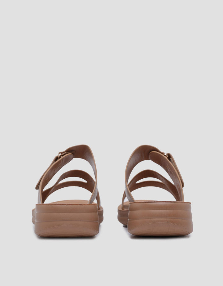 St. Yves Wq49 Velcro Strap Sandal Slipper Wanita