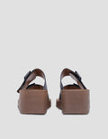 St. Yves Wq52 Double Buckle Strap Sandal Slipper Wanita