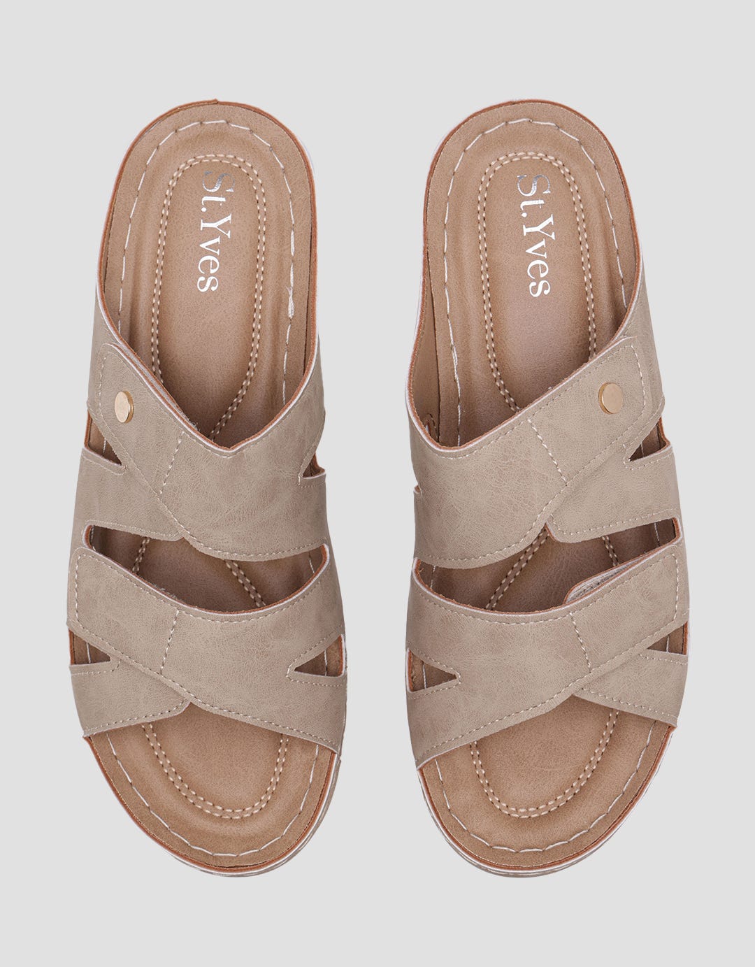 St. Yves Slipper Sandal Wedges Wanita