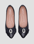St. Yves Broch Ribbon Sepatu Flat Wanita