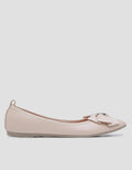 St. Yves Broch Ribbon Sepatu Flat Wanita