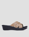St. Yves Dotted Cross Slipper Women's Sandals