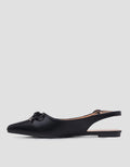 St. Yves Slingback Ribbon Sepatu Flat Wanita