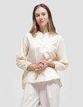 Connexion Dobby V Blouse Wanita