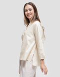 Connexion Dobby V Blouse Wanita