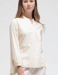 Connexion Dobby V Blouse Wanita