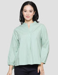 Connexion Dobby V Blouse Wanita