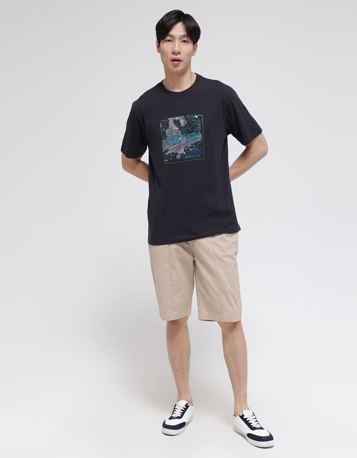 American Jeans Front Print Design Kaos Pria