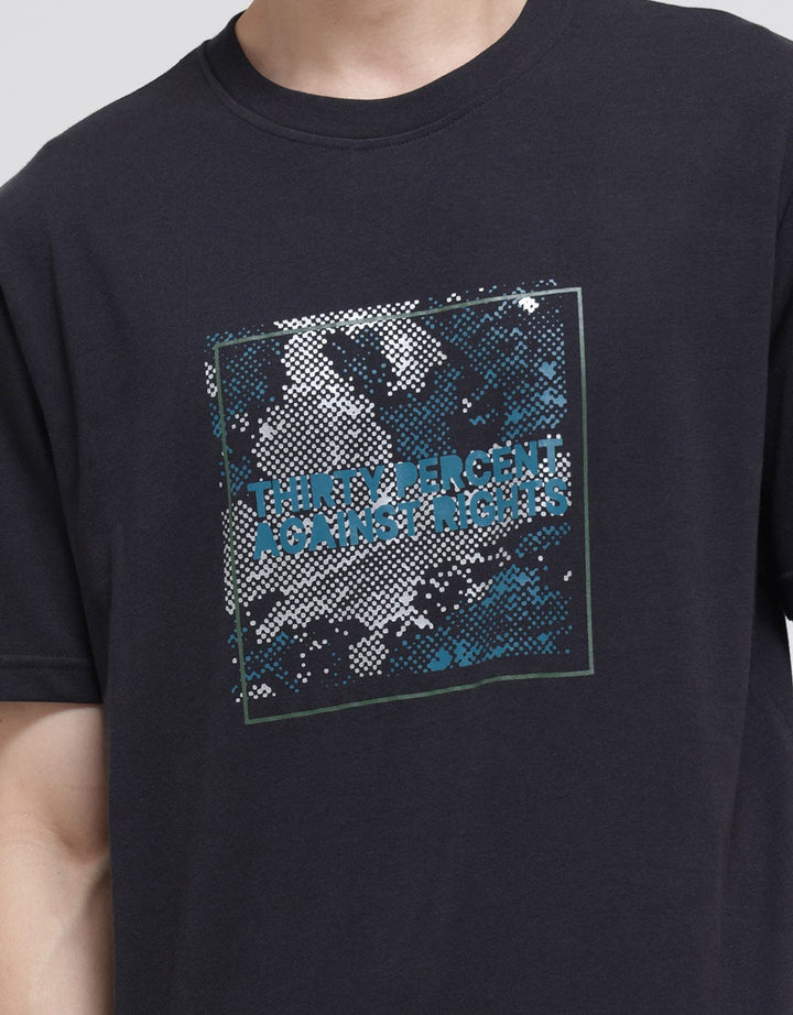 American Jeans Front Print Design Kaos Pria