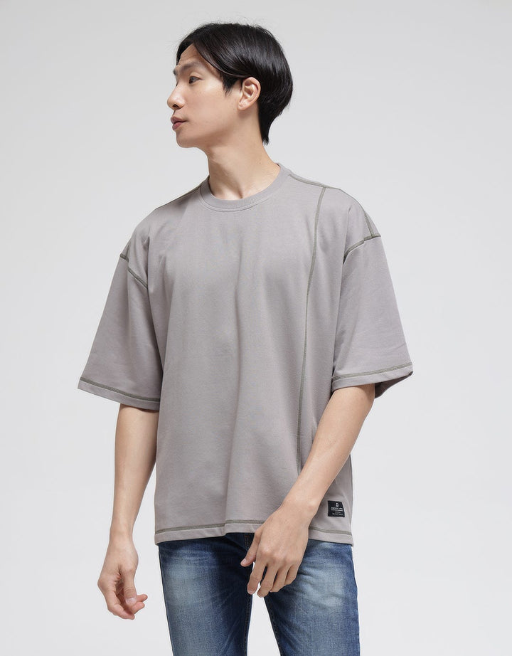 American Jeans Contrast Stitch Kaos OVZ Pria