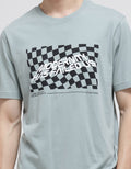 American Jeans Checker Print Basic Kaos Pria