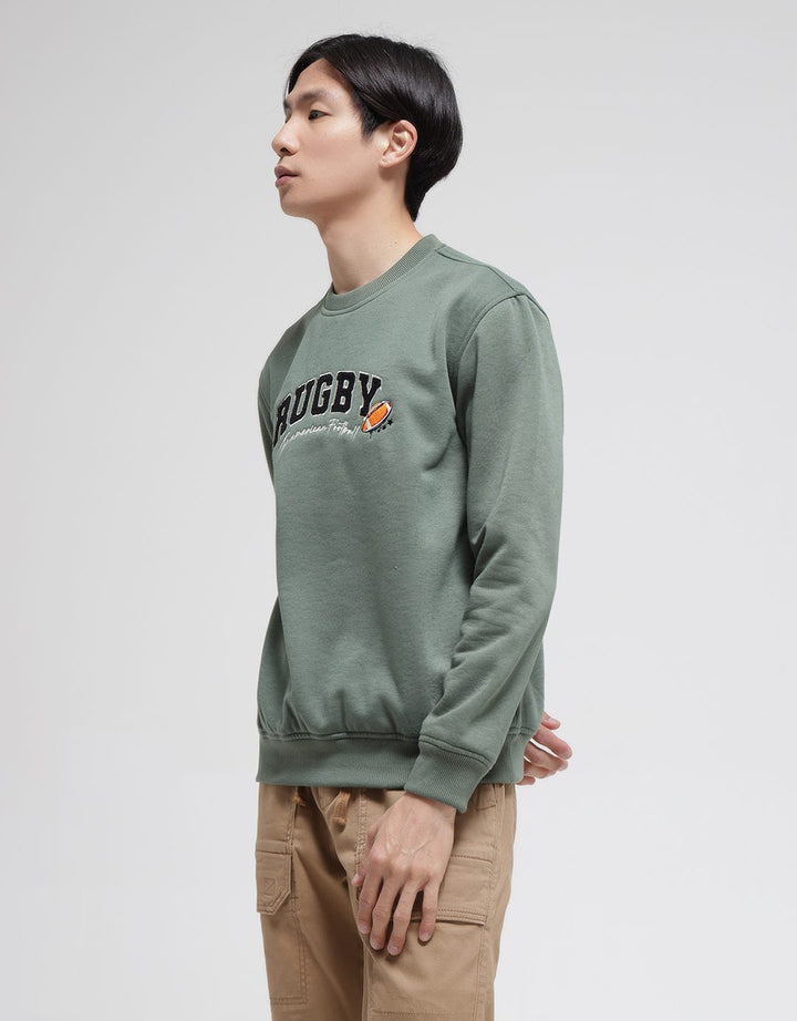 American Jeans Sweatshirt Rugbt Embroidery