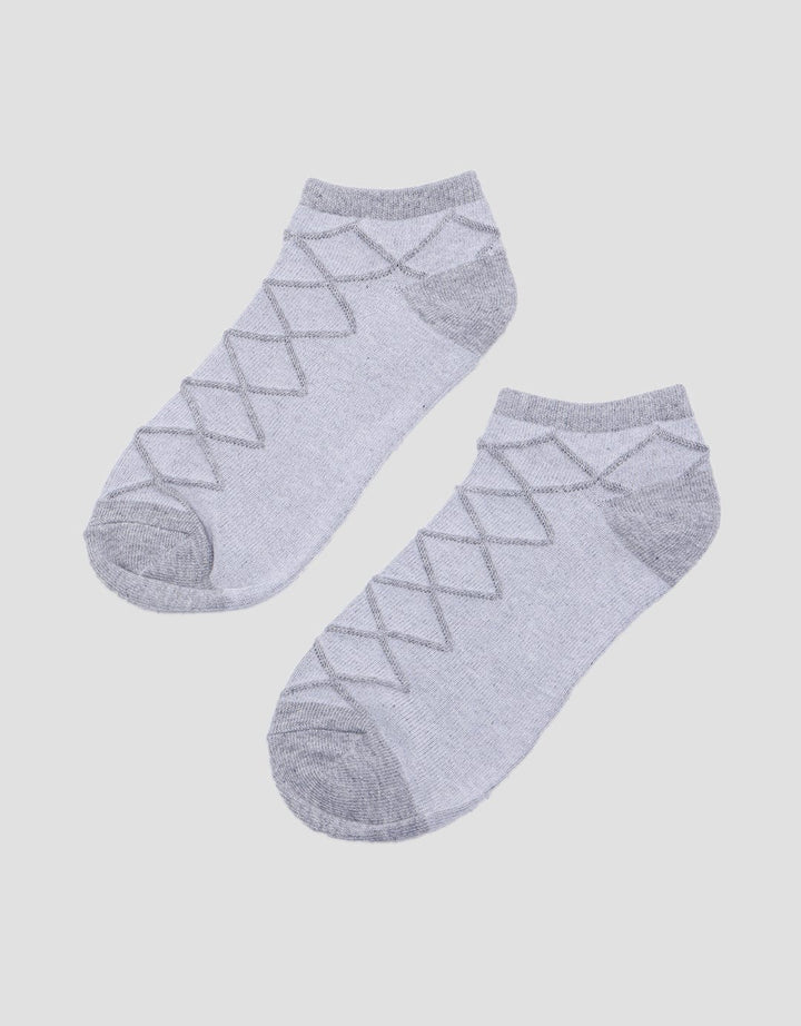 Nevada Cross Pattern Women's Ankle Socks