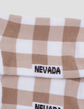 Nevada Checked Pattern Kaus Kaki Ankle Wanita