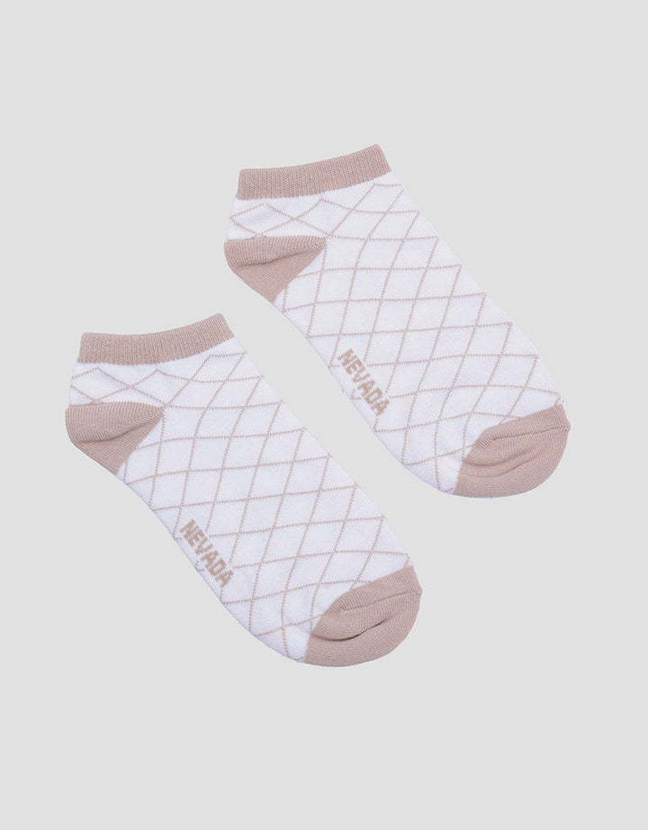Nevada Cross Pattern Women's Ankle Socks