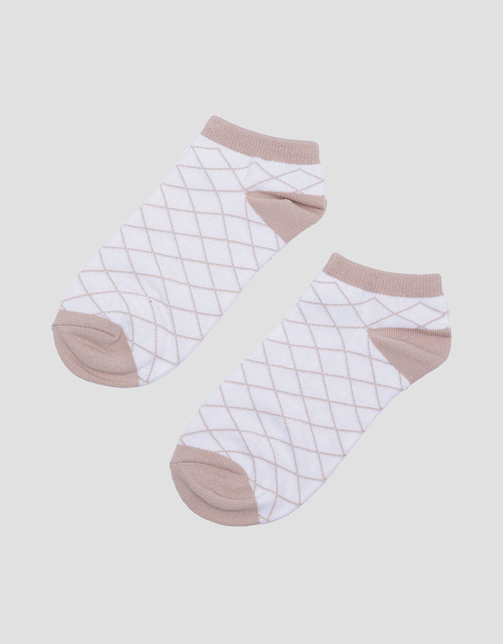 Nevada Cross Pattern Women's Ankle Socks