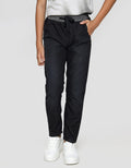 Nevada Long Denim Pants Rib Cuff Non Stretch