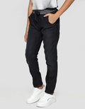 Nevada Long Denim Pants Rib Cuff Non Stretch