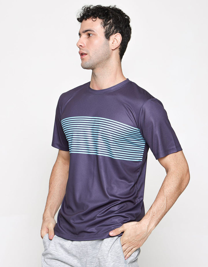 Nevada Sport Short Sleeve T-Shirt Sublime Stripe Non Hole Mesh Quick Dry