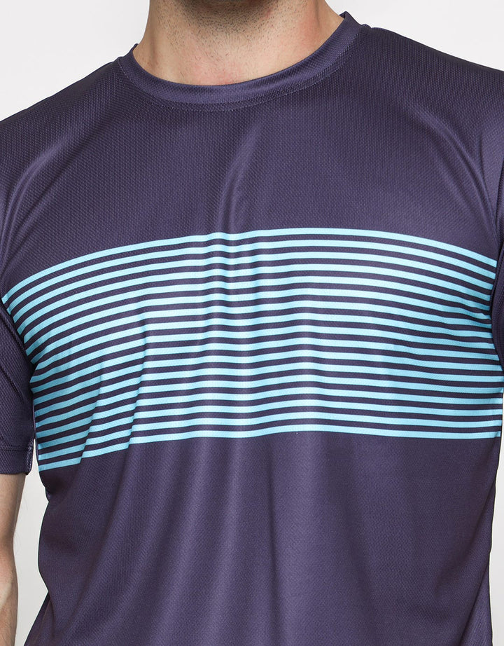 Nevada Sport Short Sleeve T-Shirt Sublime Stripe Non Hole Mesh Quick Dry