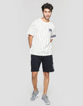 Nevada Sport Short Pants Baby Terry Run Text Antibacterial