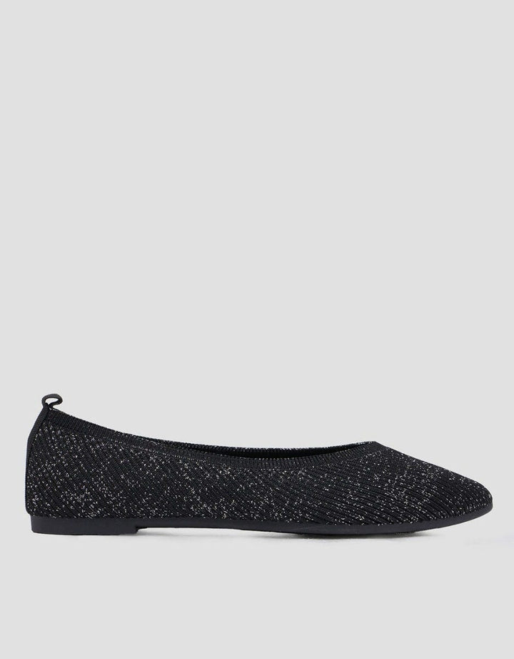 Connexion Ballerina Texture Sepatu Flat Wanita