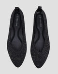 Connexion Ballerina Texture Sepatu Flat Wanita