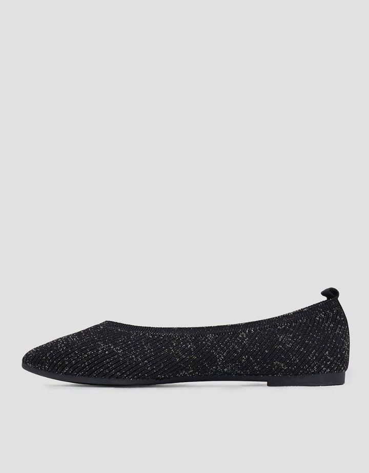 Connexion Ballerina Texture Sepatu Flat Wanita